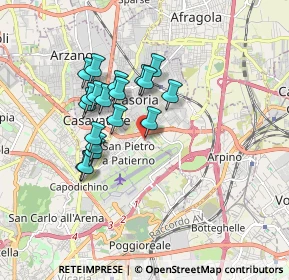 Mappa Via Comunale Cupa Casoria, 80144 Napoli NA, Italia (1.56947)
