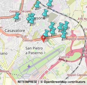 Mappa Via Comunale Cupa Casoria, 80144 Napoli NA, Italia (1.02357)