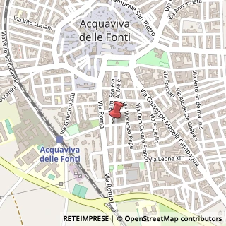 Mappa Via Francesco Curzio, 19, 70021 Acquaviva delle Fonti, Bari (Puglia)