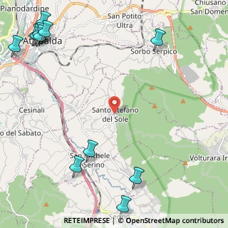 Mappa Via Calabrone, 83050 Santo Stefano del sole AV, Italia (3.8225)