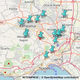 Mappa Viale Piedimonte D'Alife, 80145 Napoli NA, Italia (4.166)