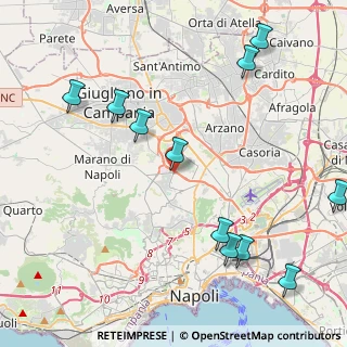 Mappa Viale Piedimonte D'Alife, 80145 Napoli NA, Italia (5.93333)