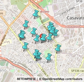 Mappa Via Ciro Improta, 80144 Napoli NA, Italia (0.38)