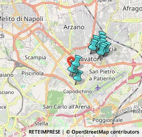 Mappa Via Ciro Improta, 80144 Napoli NA, Italia (1.39385)