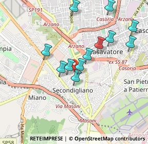 Mappa Via Ciro Improta, 80144 Napoli NA, Italia (0.95)