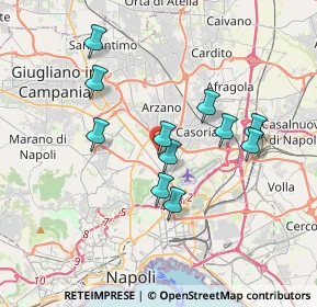 Mappa Via Ciro Improta, 80144 Napoli NA, Italia (3.40091)