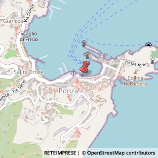 Mappa Via Nord, 27, 04027 Ponza, Latina (Lazio)