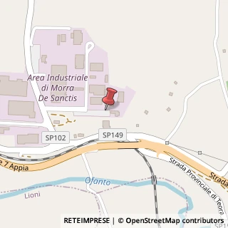 Mappa Via Zona Industriale, 83040 Morra De Sanctis, Avellino (Campania)