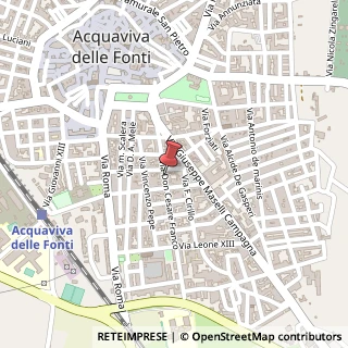 Mappa Via Don Cesare Franco, 46, 70021 Acquaviva delle Fonti, Bari (Puglia)