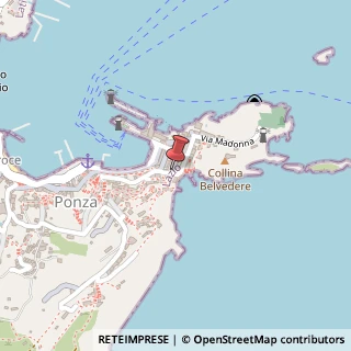 Mappa Via Dietro La Chiesa, 15, 04027 Ponza, Latina (Lazio)