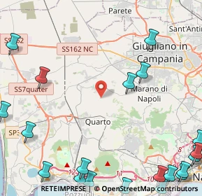 Mappa Via Salvatore Quasimodo, 80010 Quarto NA, Italia (7.753)