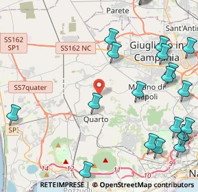 Mappa Via Salvatore Quasimodo, 80010 Quarto NA, Italia (6.3445)