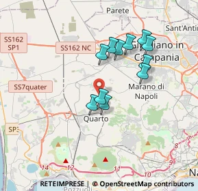 Mappa Via Salvatore Quasimodo, 80010 Quarto NA, Italia (3.23455)