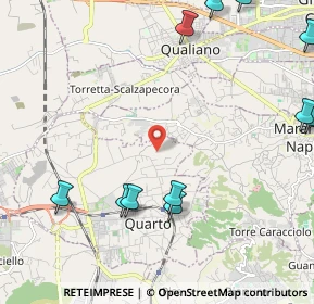 Mappa Via Salvatore Quasimodo, 80010 Quarto NA, Italia (3.11364)