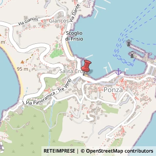 Mappa Via Dante Alighieri, 04027 Ponza LT, Italia, 04027 Ponza, Latina (Lazio)