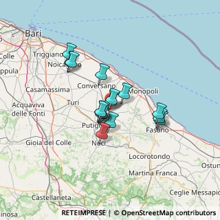 Mappa Via Maestri del Lavoro, 70013 Castellana Grotte BA, Italia (10.43688)