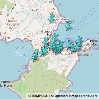 Mappa Via Panoramica Tre Venti, 04027 Ponza LT, Italia (0.341)