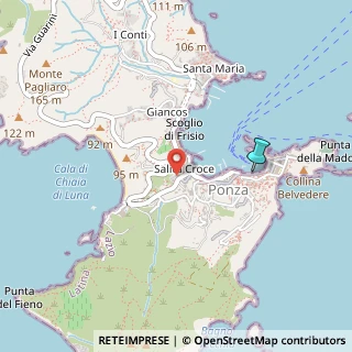 Mappa Via Panoramica Tre Venti, 04027 Ponza LT, Italia (0.5)