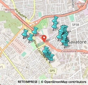 Mappa Strada di Casavatore, 80144 Napoli NA, Italia (0.426)