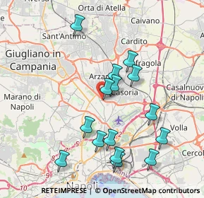 Mappa Strada di Casavatore, 80144 Napoli NA, Italia (4.144)