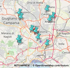 Mappa Str. di Casavatore, 80144 Napoli NA, Italia (3.83636)