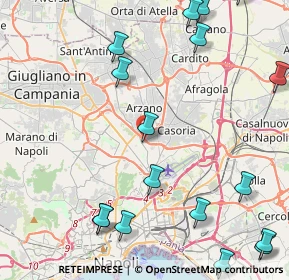 Mappa Str. di Casavatore, 80144 Napoli NA, Italia (6.53889)