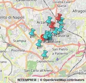 Mappa Str. di Casavatore, 80144 Napoli NA, Italia (1.18154)