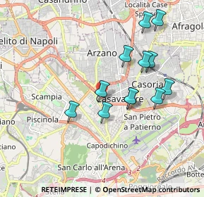 Mappa Strada di Casavatore, 80144 Napoli NA, Italia (1.84333)