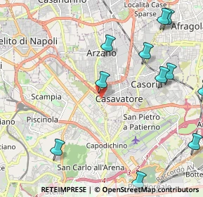 Mappa Strada di Casavatore, 80144 Napoli NA, Italia (2.95364)