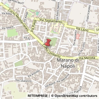 Mappa Via Vincenzo Gambardella, 102, 80016 Marano di Napoli, Napoli (Campania)