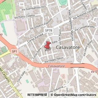 Mappa Via Salvator Rosa, 18, 80020 Casavatore, Napoli (Campania)
