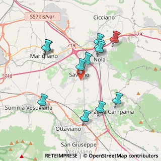 Mappa Via Carmine Sommese chirurgo, 80039 Saviano NA, Italia (4.08167)