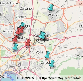 Mappa Via Antonio Gramsci, 80013 Casalnuovo di Napoli NA, Italia (3.89923)