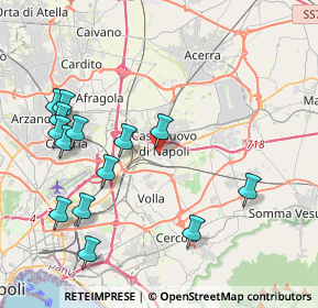 Mappa Via Antonio Gramsci, 80013 Casalnuovo di Napoli NA, Italia (4.90786)