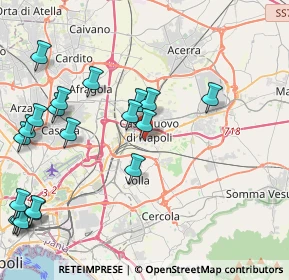 Mappa Via Antonio Gramsci, 80013 Casalnuovo di Napoli NA, Italia (5.5765)