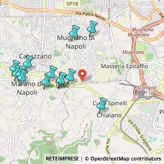 Mappa Bivio Mugnano a Capodimonte, 80018 Mugnano di Napoli NA, Italia (1.25462)