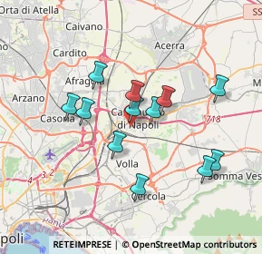 Mappa Via Rione Fico Antonio, 80013 Casalnuovo di Napoli NA, Italia (3.32333)