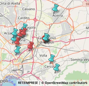 Mappa Via Luigi Vanvitelli, 80013 Casalnuovo di Napoli NA, Italia (4.092)