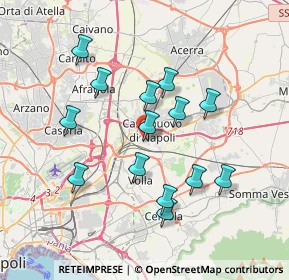 Mappa Via Luigi Vanvitelli, 80013 Casalnuovo di Napoli NA, Italia (3.64143)