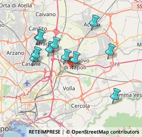 Mappa Via Luigi Vanvitelli, 80013 Casalnuovo di Napoli NA, Italia (3.80182)