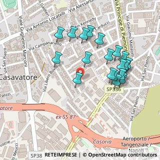 Mappa Via Giustino Fortunato, 80020 Casavatore NA, Italia (0.2535)