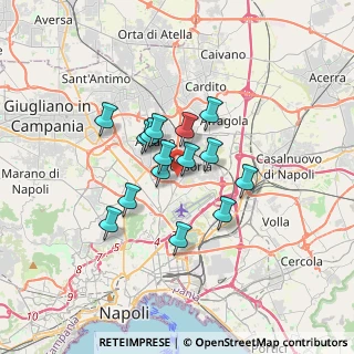 Mappa Via Giustino Fortunato, 80020 Casavatore NA, Italia (2.59333)