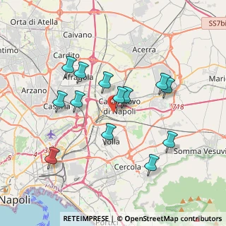 Mappa Via G.L. Bernini, 80129 Casalnuovo di Napoli NA, Italia (3.76538)