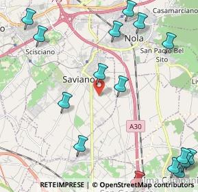 Mappa Via Crocefisso, 80039 Saviano NA, Italia (3.33125)