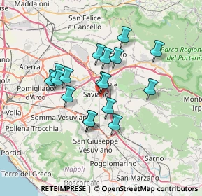 Mappa Via Crocefisso, 80039 Saviano NA, Italia (6.07471)