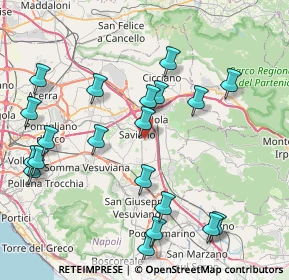 Mappa Via Crocefisso, 80039 Saviano NA, Italia (9.875)