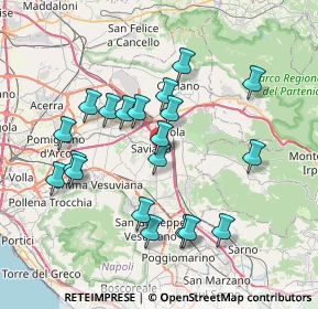 Mappa Via Crocefisso, 80039 Saviano NA, Italia (7.727)