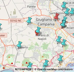 Mappa Via Pitagora, 80016 Marano di Napoli NA, Italia (6.545)