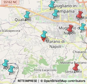 Mappa Via Pitagora, 80016 Marano di Napoli NA, Italia (3.26636)