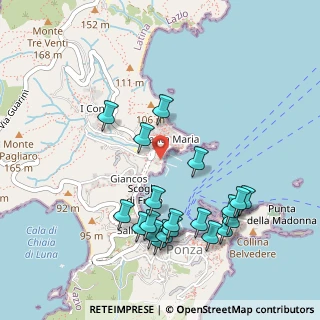 Mappa Via Santa Maria, 04027 Ponza LT, Italia (0.5765)